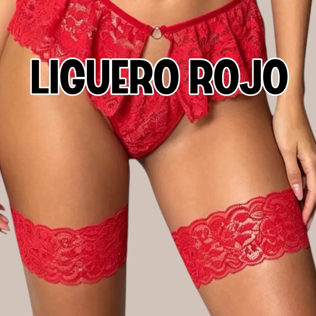 LIGUEROS BLONDA ROJO