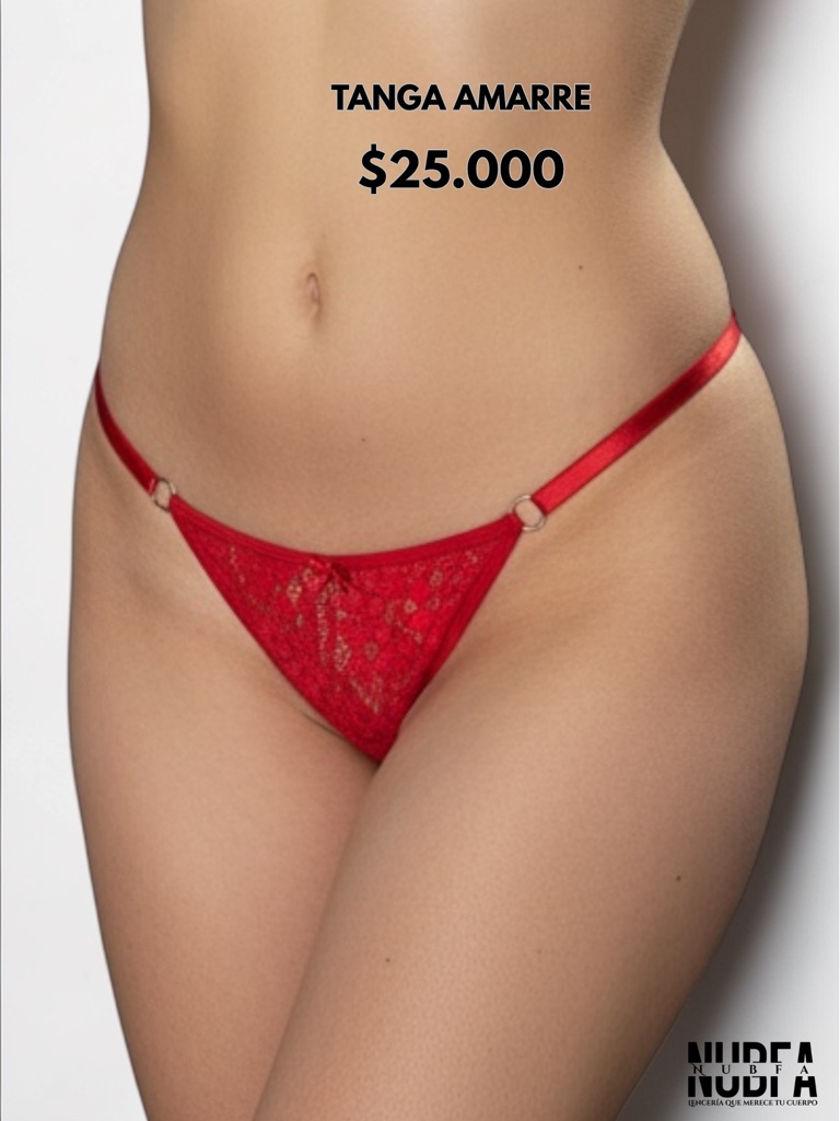 TANGA AJUSTABLE ROJA