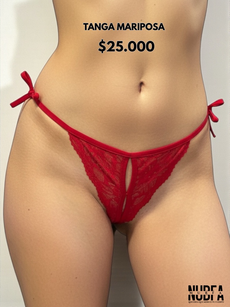TANGA MARIPOSA ROJA
