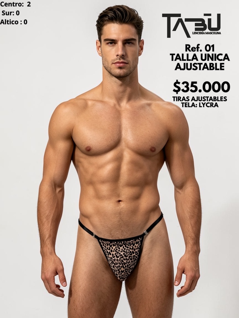 TANGA HILO ANIMAL PRINT