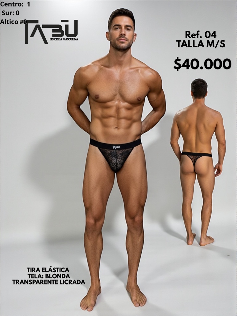 BRIEF BLONDA NEGRA