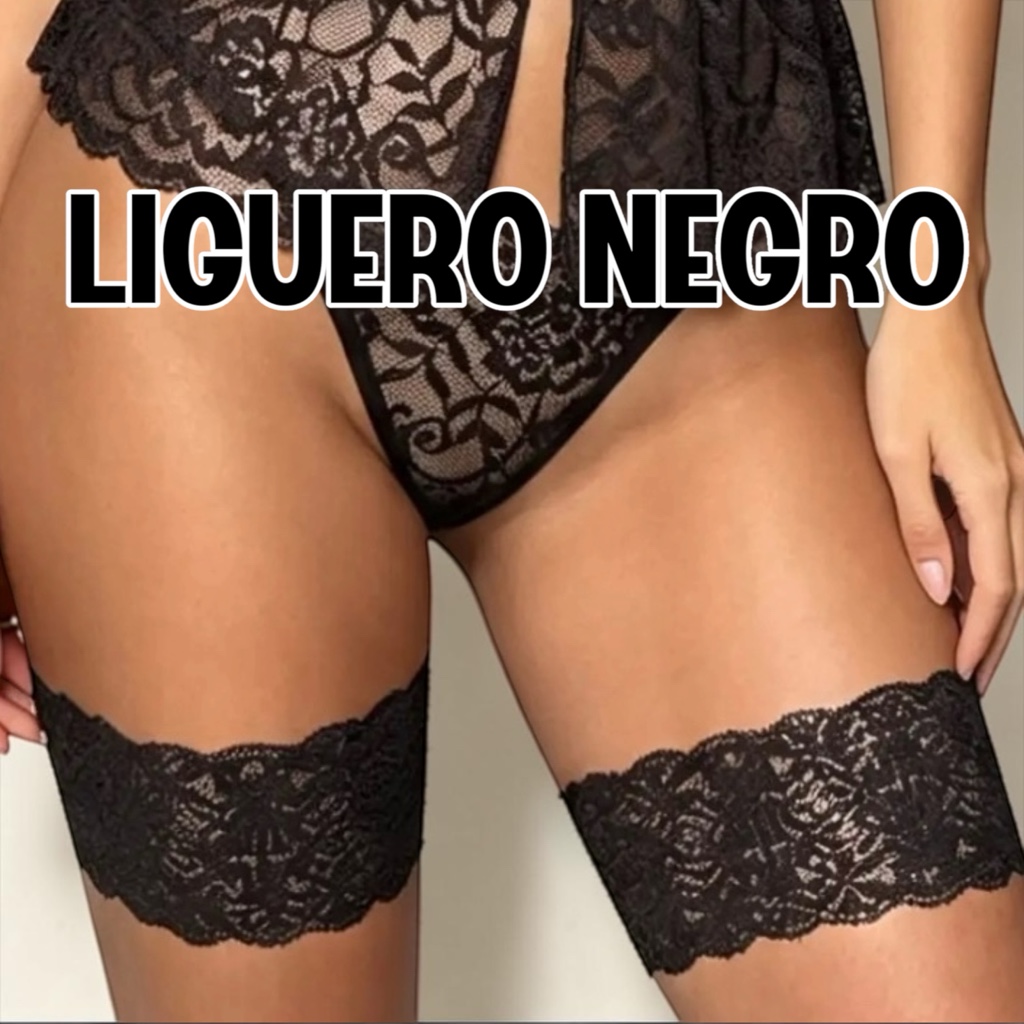 LIGUEROS BLONDA NEGRO