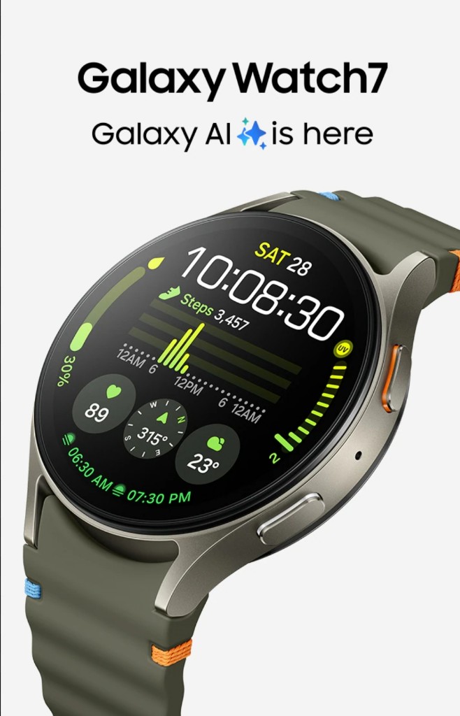 Samsung Galaxy Watch 7 GPS de 44 mm.