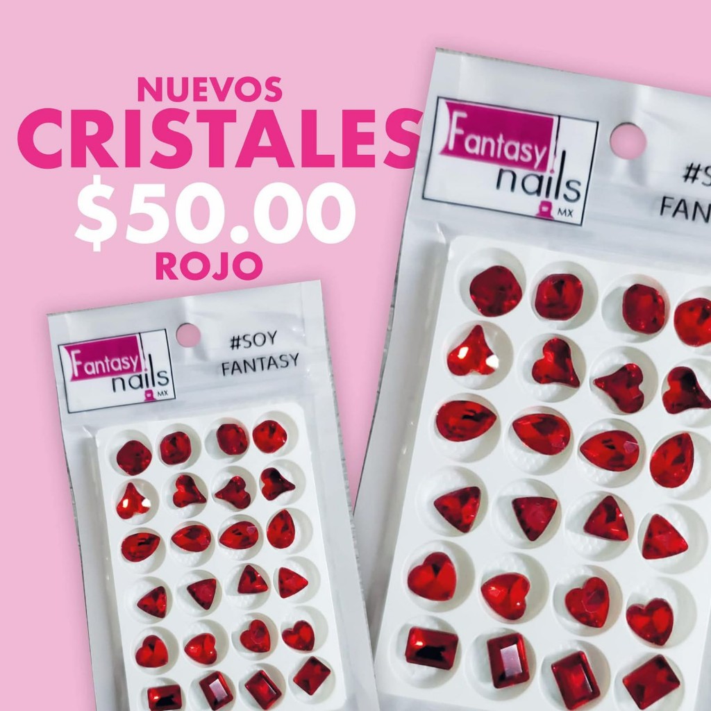 Fantasy Cristal Gema Zirconia Rojo