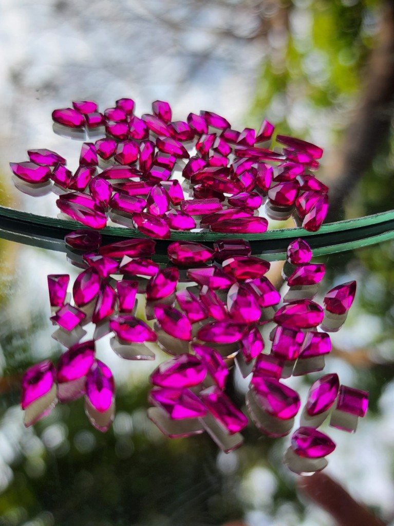 Cristal Mix Gema fucsia