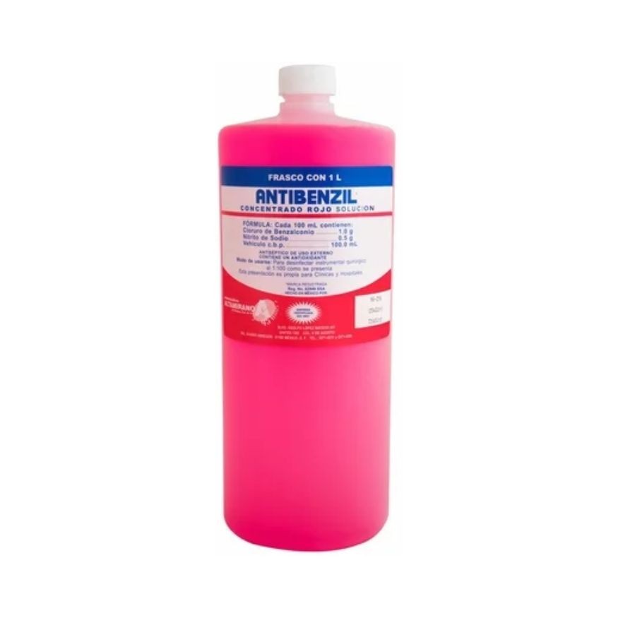 Antibenzil concentrado rosa 1L