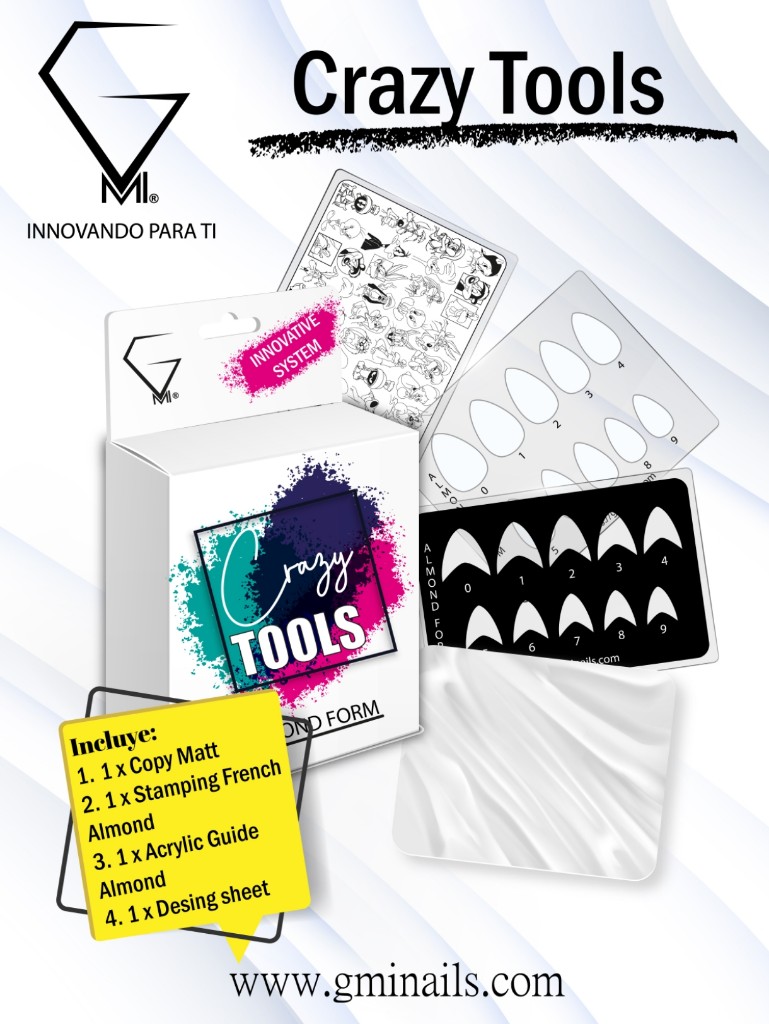Crazy Tools Almond GMI Nails