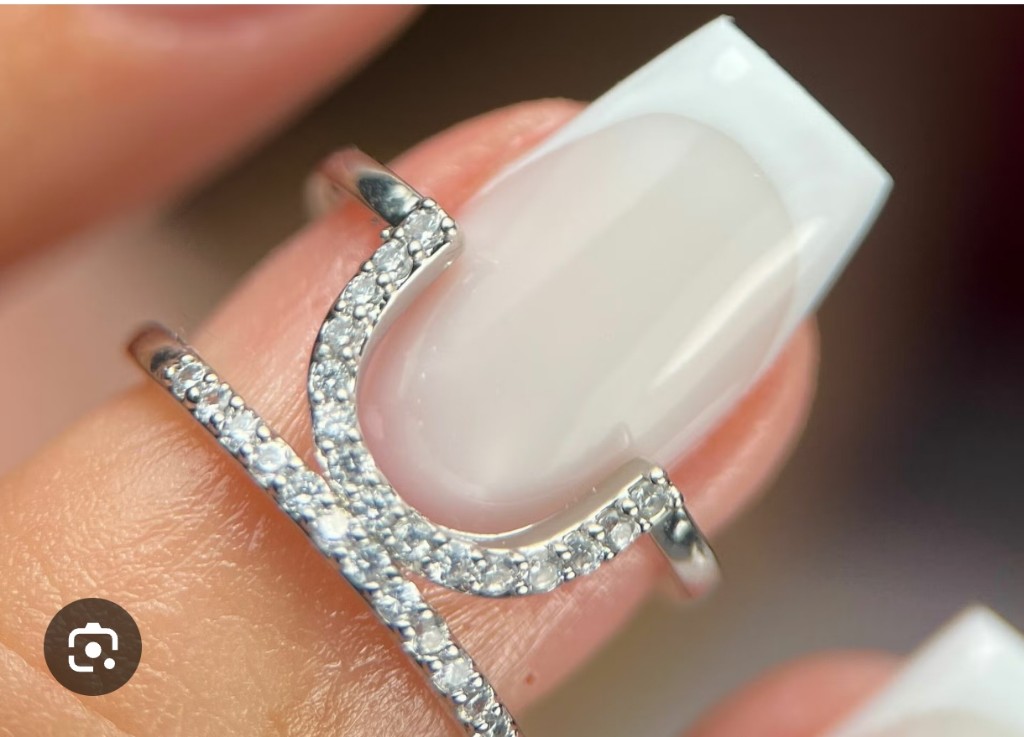 Anillo Plata Ajustable Corto