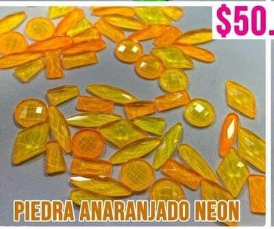 Fantasy Cristal Mix Gema Naranja Neón