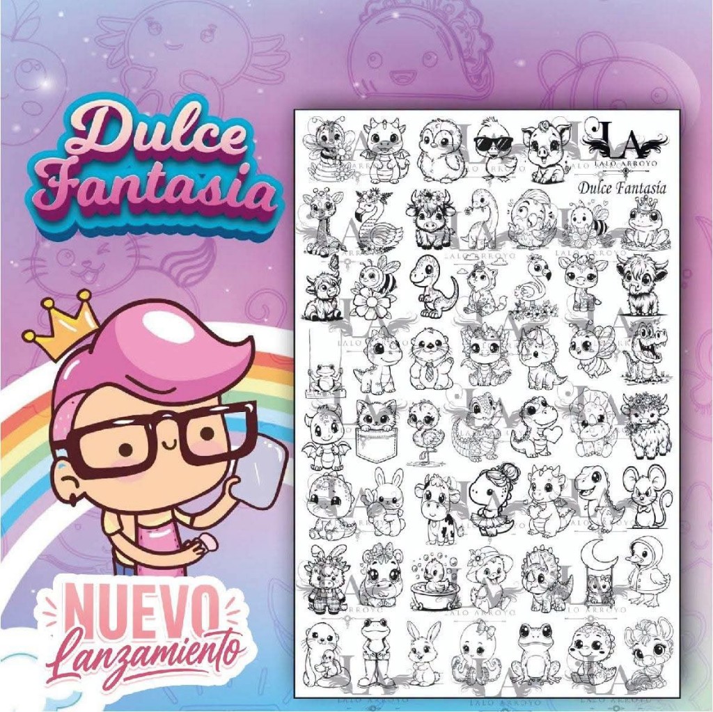 Dulce Fantasía Stamping Plate Lalo Arroyo