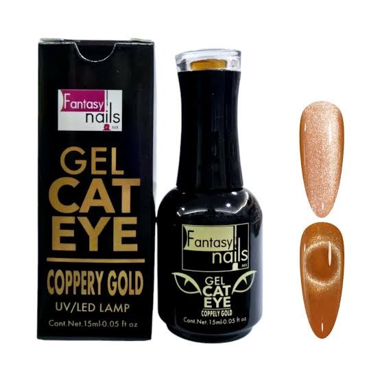Fantasy Gel Cat Eye Coppery Gold