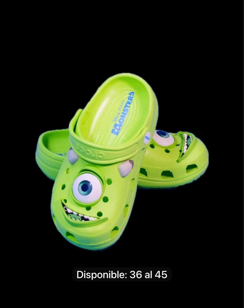 Crocs Mike Wazowski