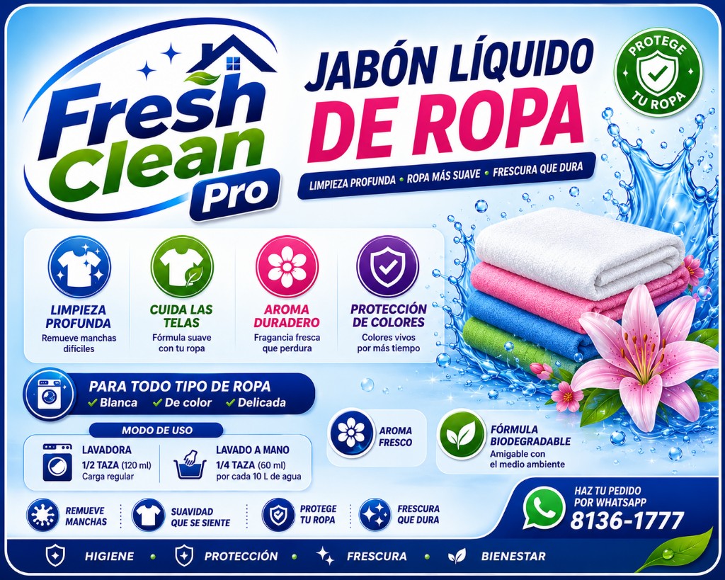 DETERGENTE LIQUIDO 1GL