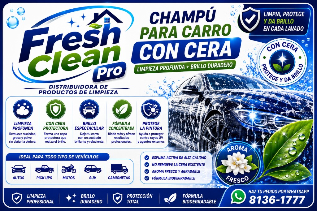 CHAMPÚ PARA CARRO 1GL