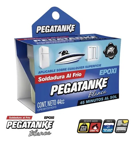 Pegatanke epoxi blanca 44cc