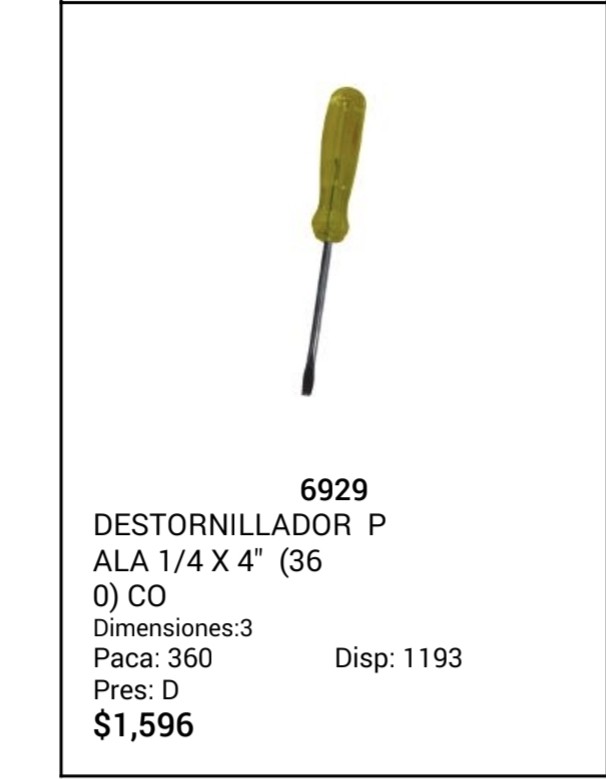 1/4X4 DESTOR PALA