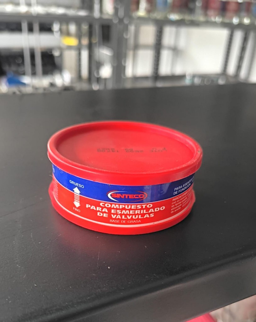 Sinteco compuesto rojo para valvulas