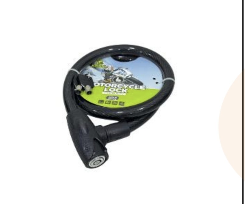 Candado para moto negro