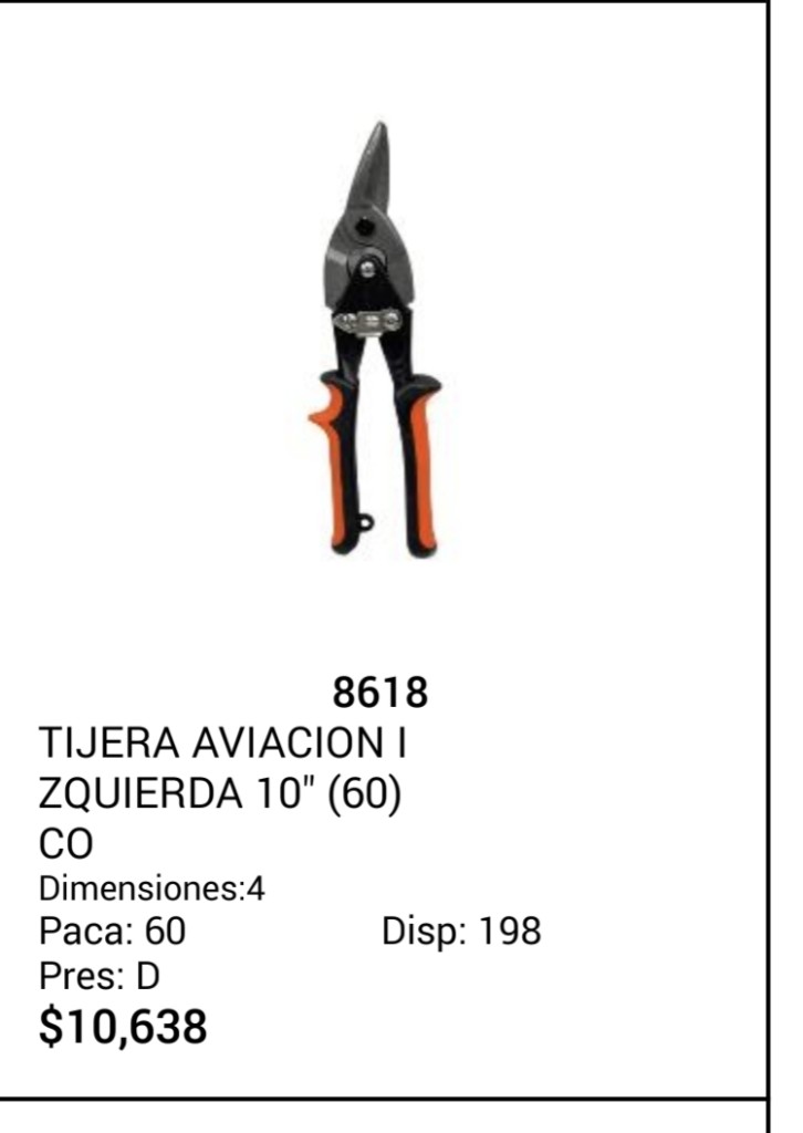 Aviation Scissors 10"