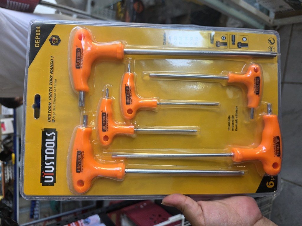 juego llaves Torx naranja
