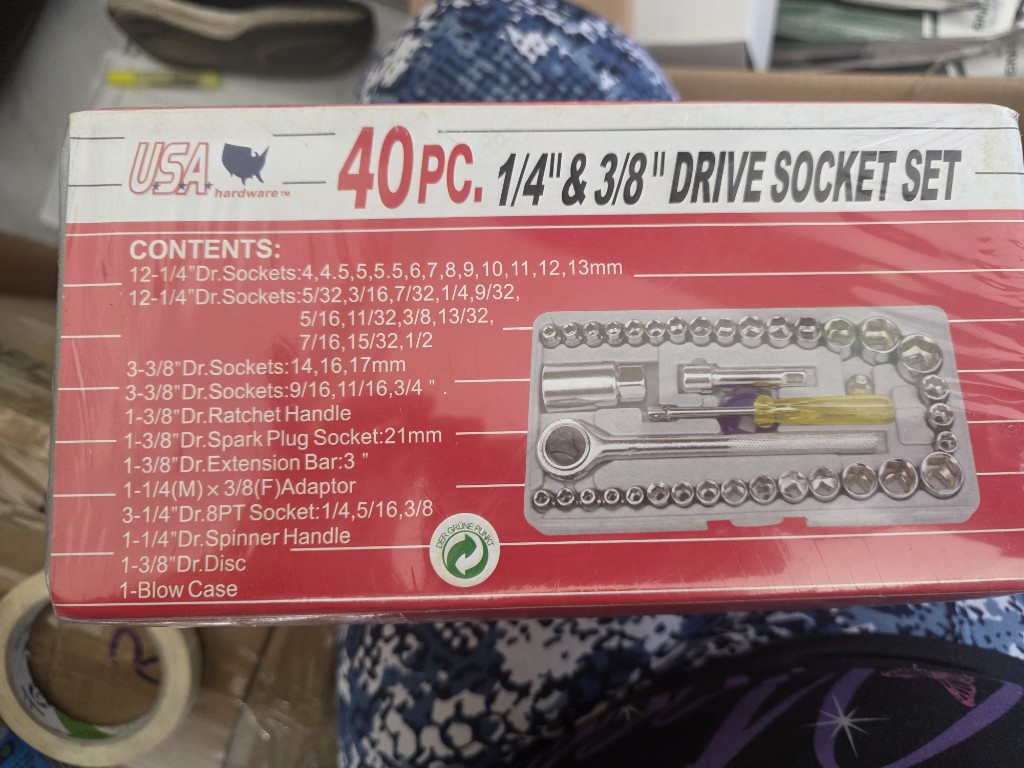 USA 40pc juego sockets