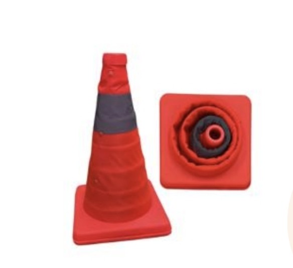 Cono de seguridad naranja