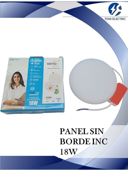 Vatio panel LED redondo 18W