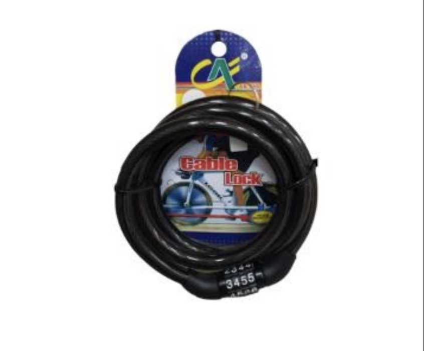 Cable Lock negro con clave