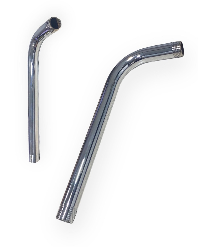 Tubo cromado curvo 30 CM