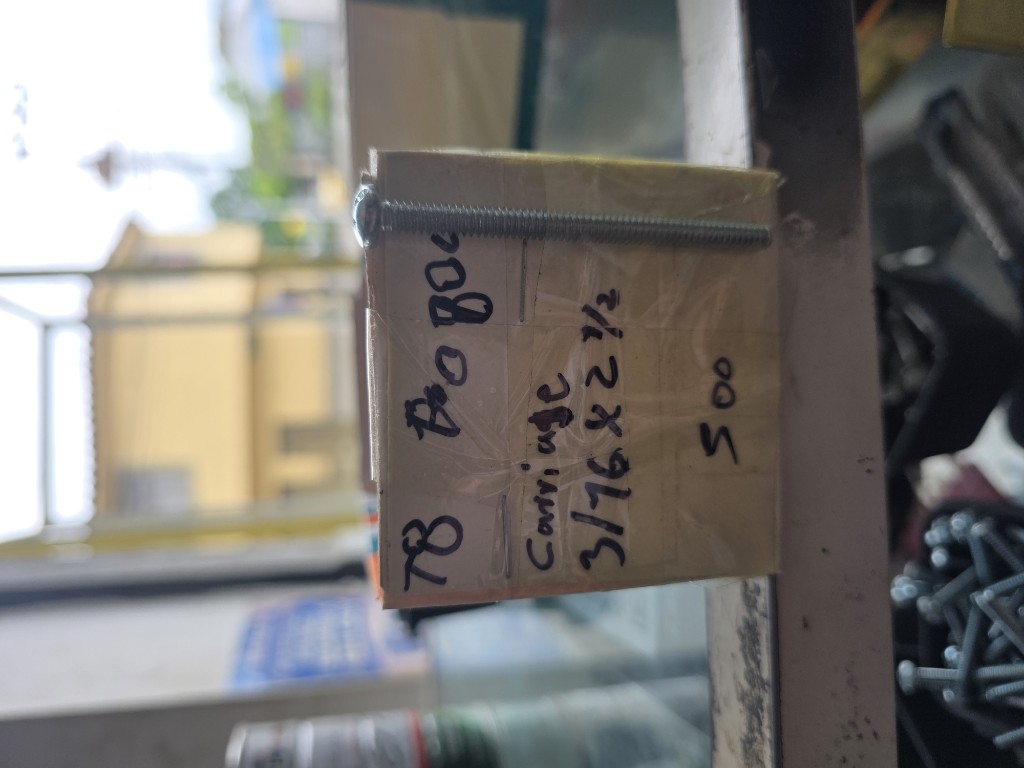 3/16x2 1/2  CARRIAJE