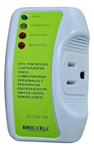 BRICKELL protector voltaje blanco