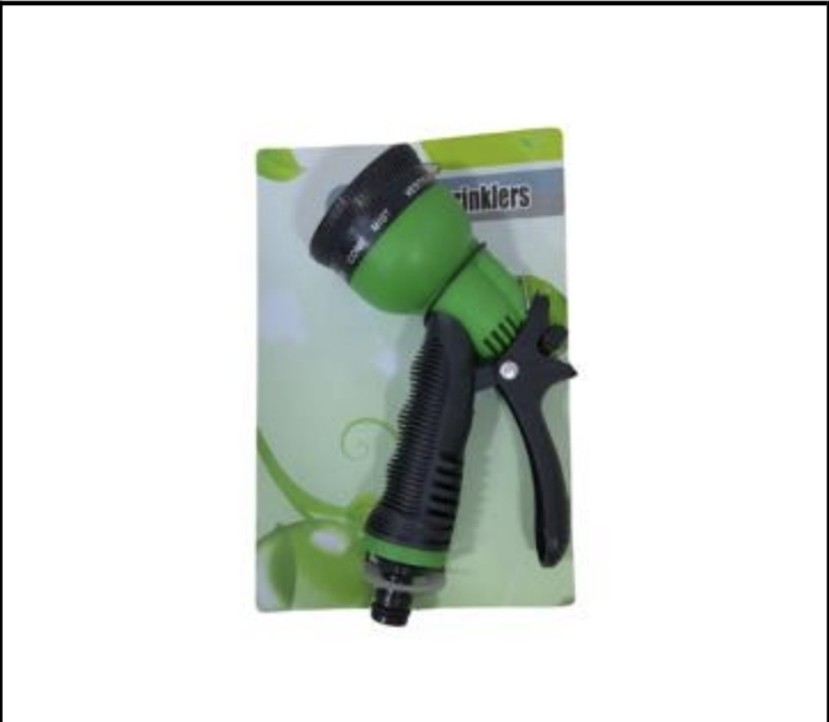 Rociador verde ajustable