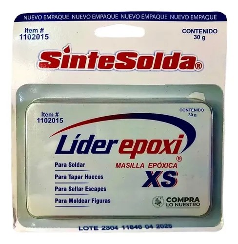 SinteSolda Líder Epoxi XS 30 ml