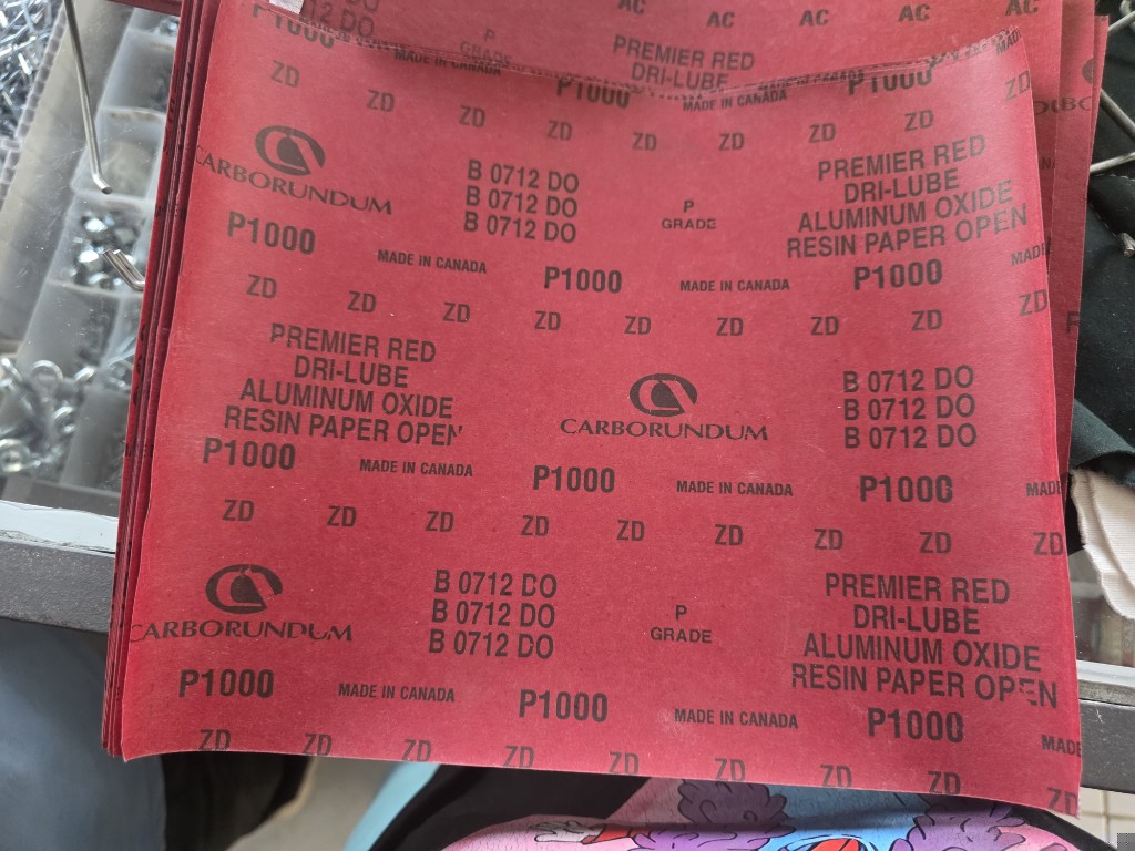 Carborundum lija roja P1000