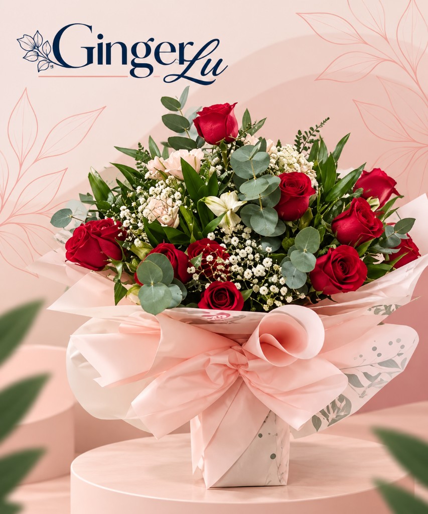 Bouquet de rosas rojas