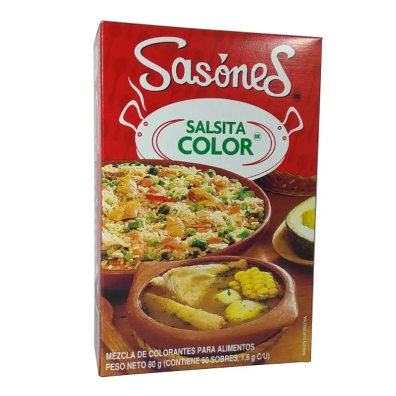 Color  salsita sobre