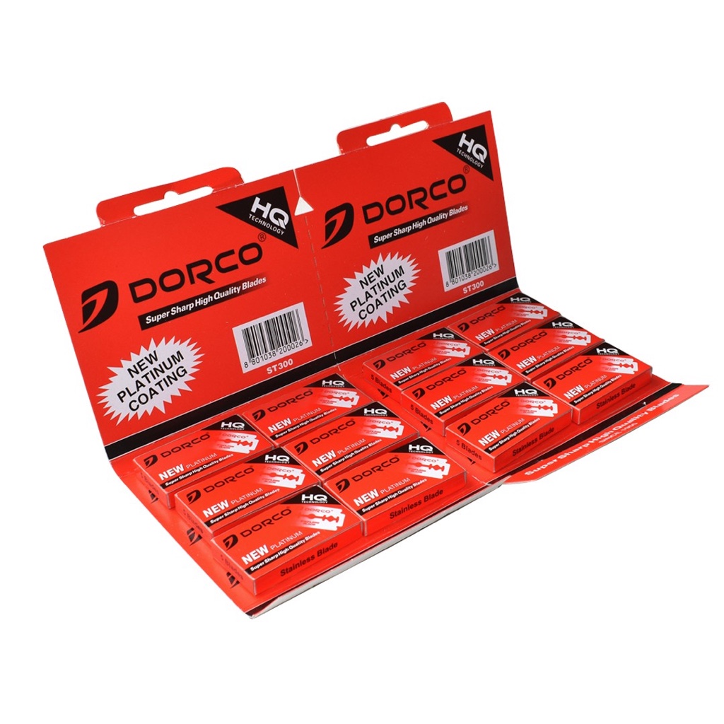 Dorco cuchillas rojas unidad