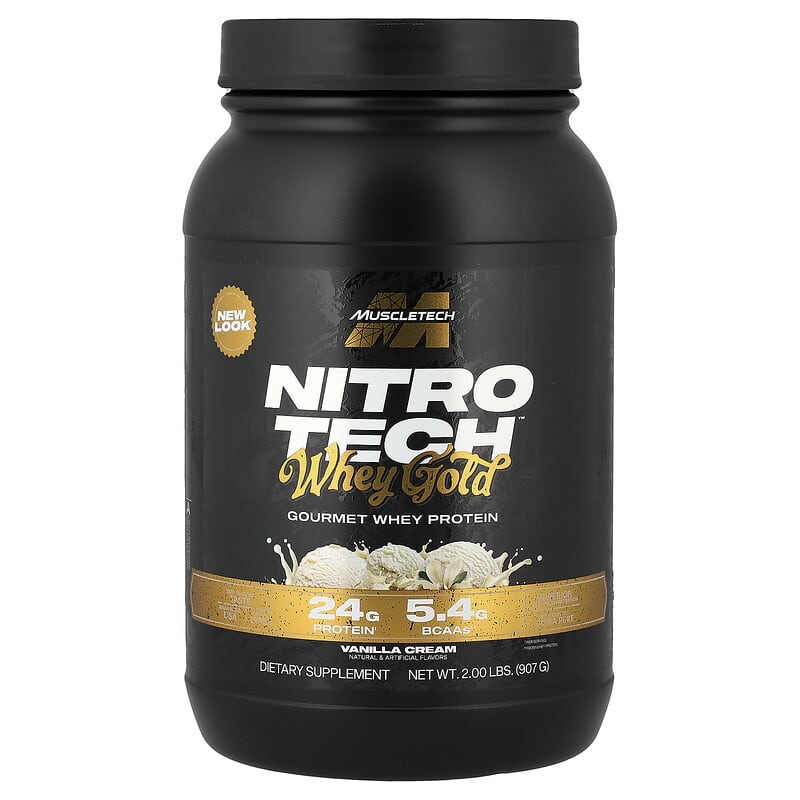 Proteina Muscletech Nitro Tech Whey Gold 2libras 28servicios