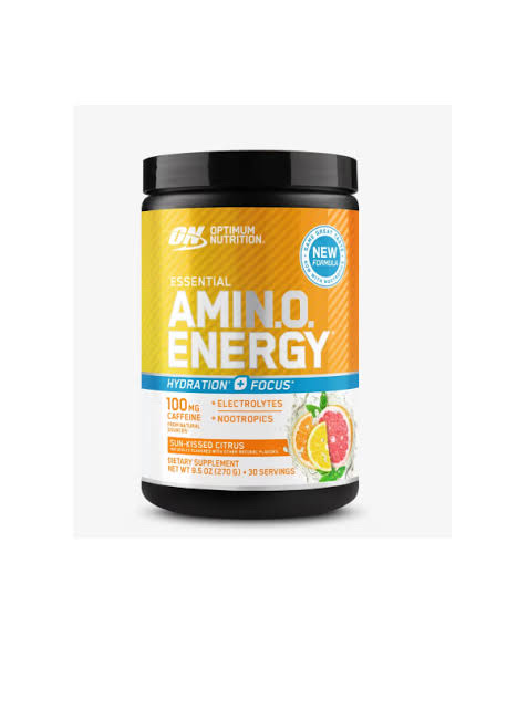 Aminoácido+electrolitos amino energy optimum nutrition
