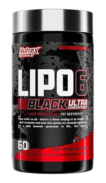 Quemador de grasa Nutrex Lipo 6 Black Ultra