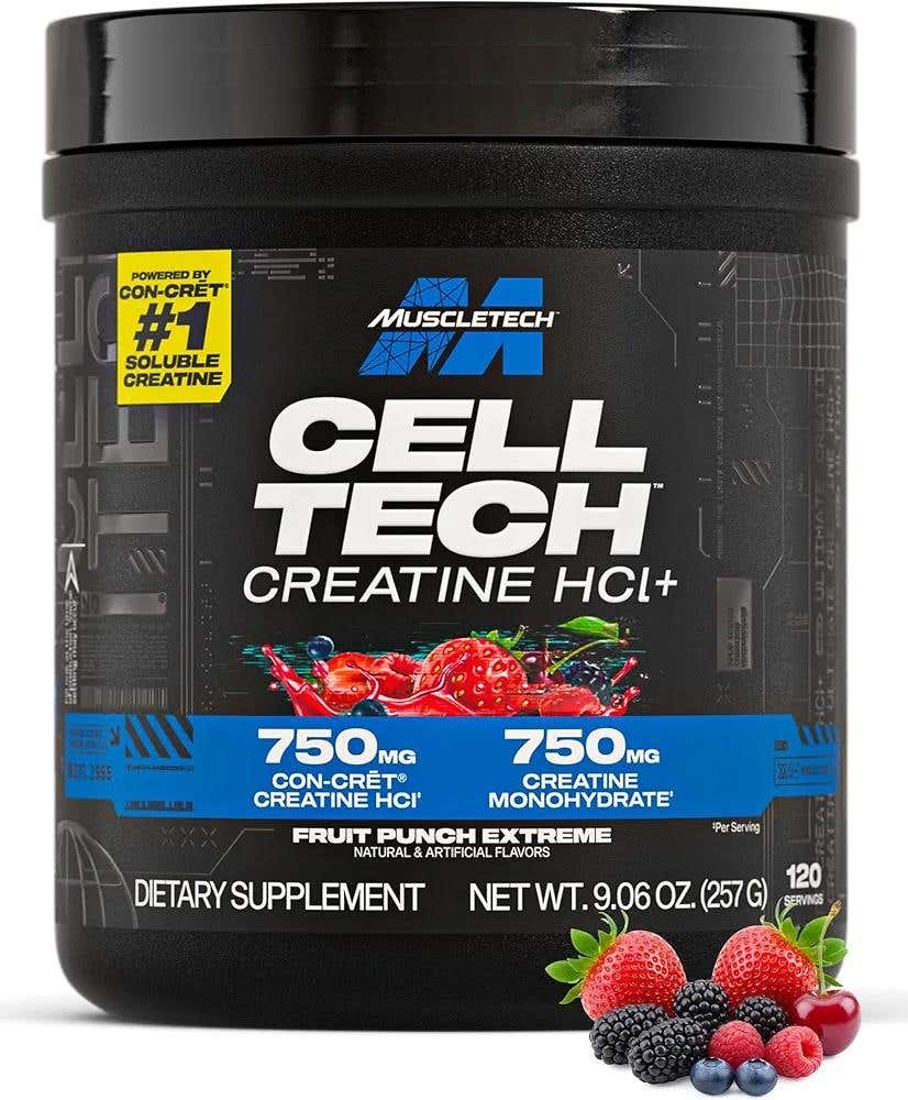 Creatina HCl con sabor Cell-Tech muscletech