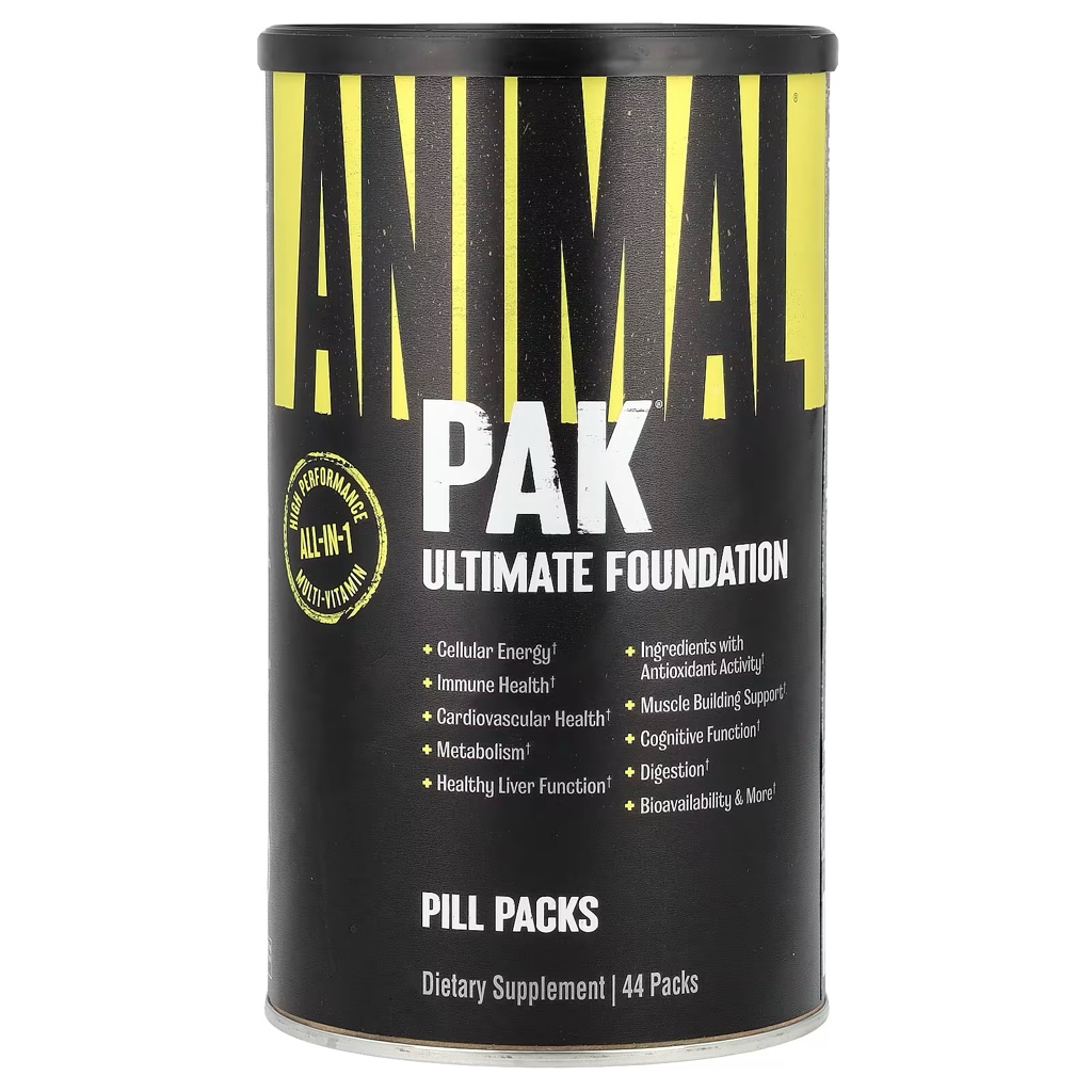 Animal Pak multivitaminico 44 paquetes