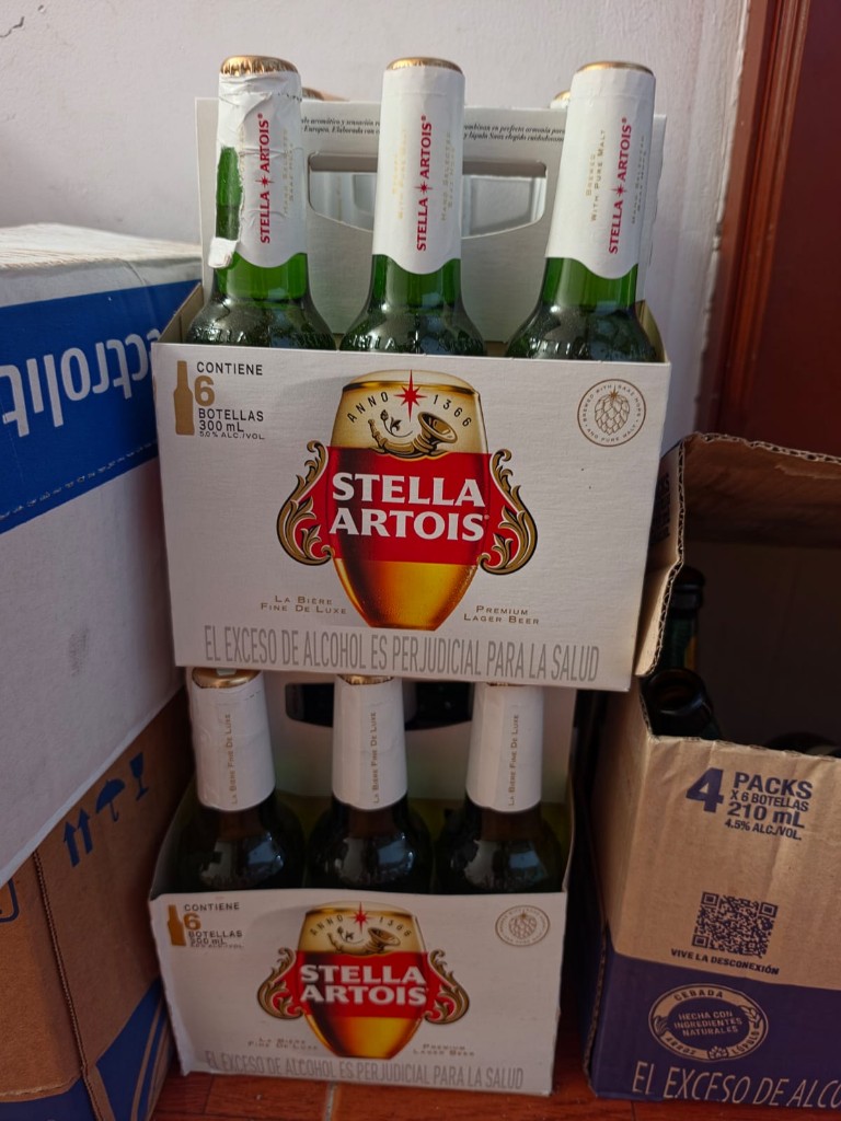 Stella Artois cerveza