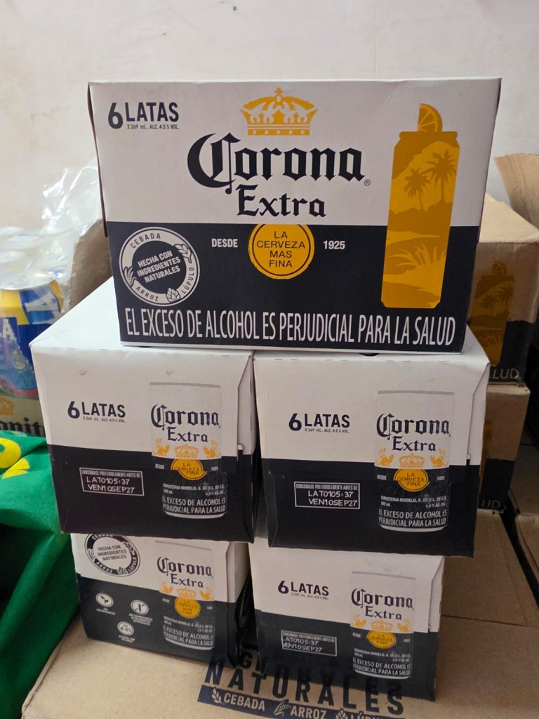Corona Extra 6 latas vidrio
