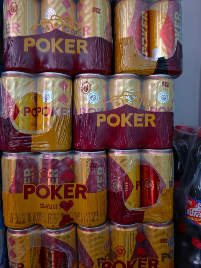 Poker cerveza lata 269
