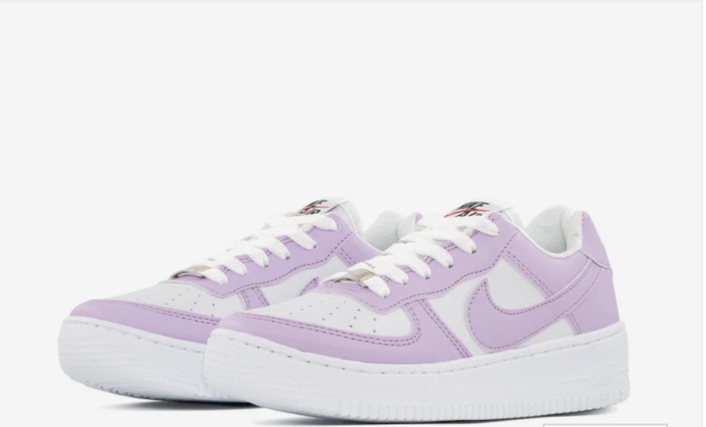 AF1 LILA CON BLANCO