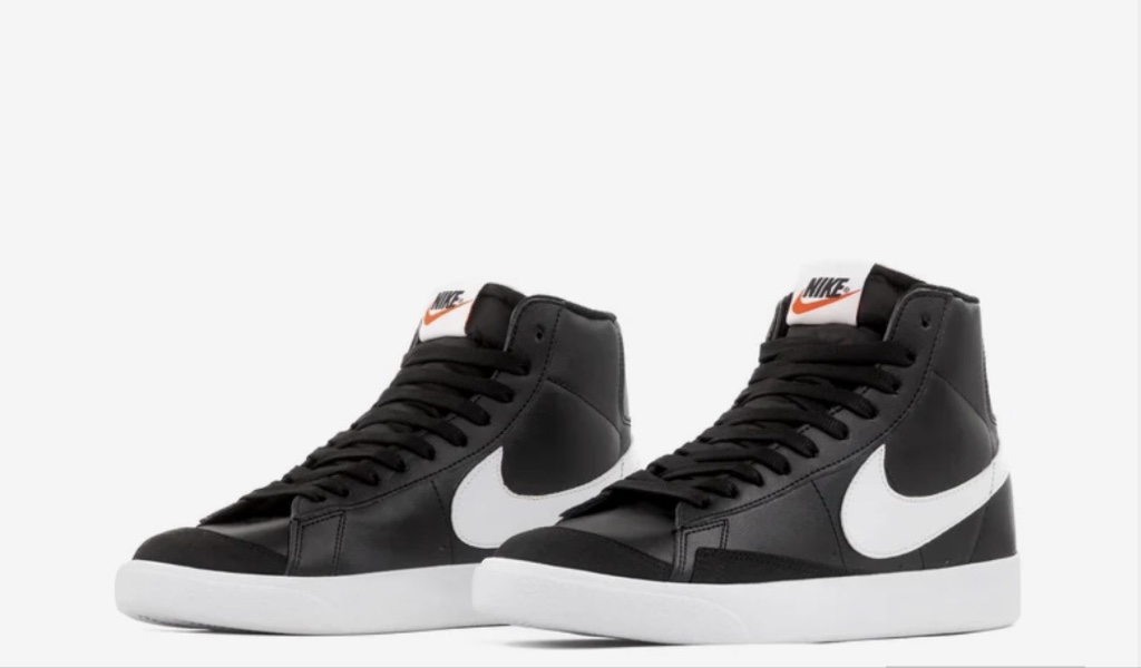 Blazer Bota Negro y Blanco