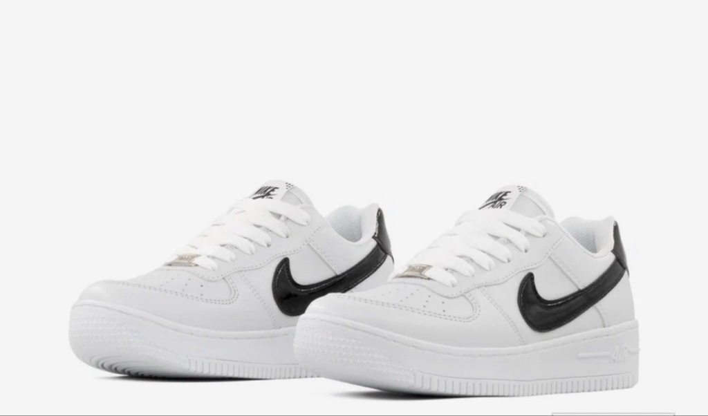 AF1 BLANCO CON NEGRO CHAROL