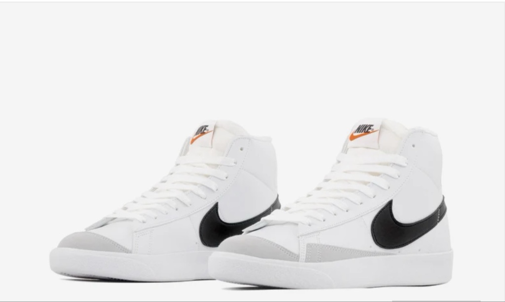 Blazer Bota Blanco y Negro