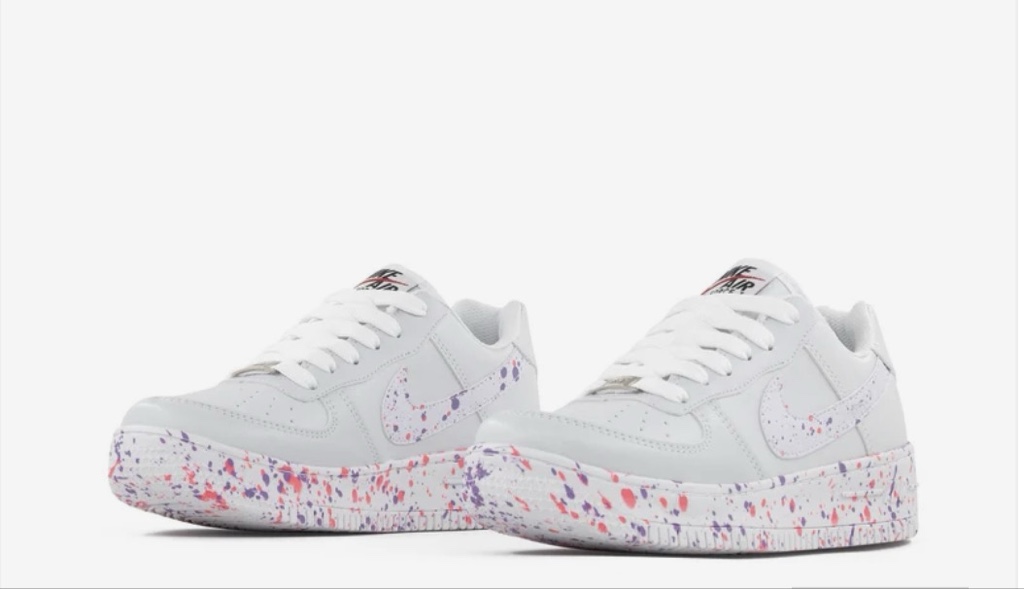 AF1 CHARPEADO CORAL Y LILA